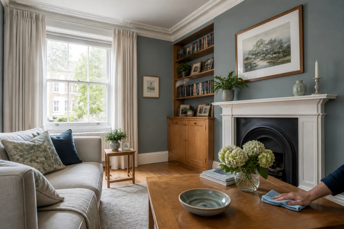 Property interior relevant to cleaning in Kingston upon Thames