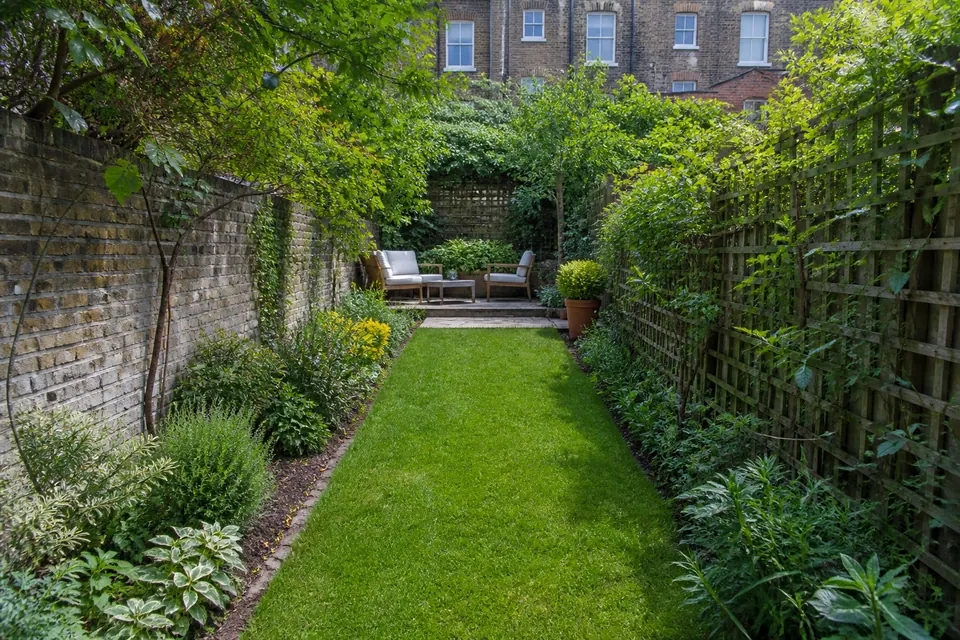 Illustrative small residential garden