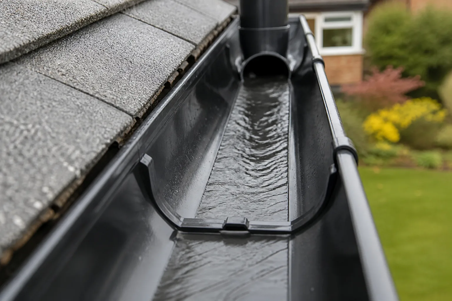 Gutter line on a UK property in Dulwich