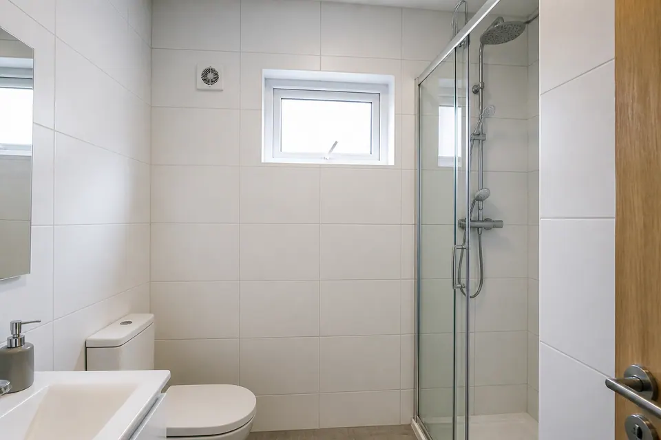 Illustrative bathroom property context