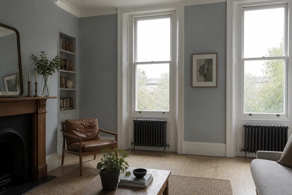 Illustrative living room property context
