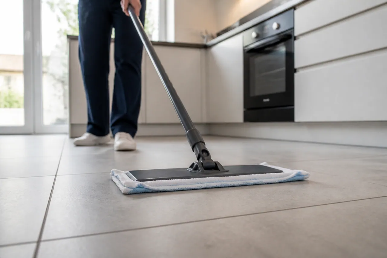 Illustrative domestic interior or cleaning detail