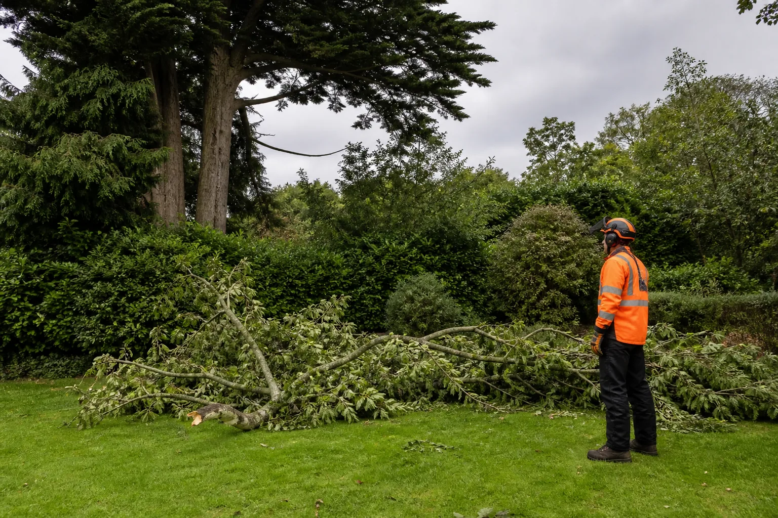Professional assessment of a tree crown in Epping