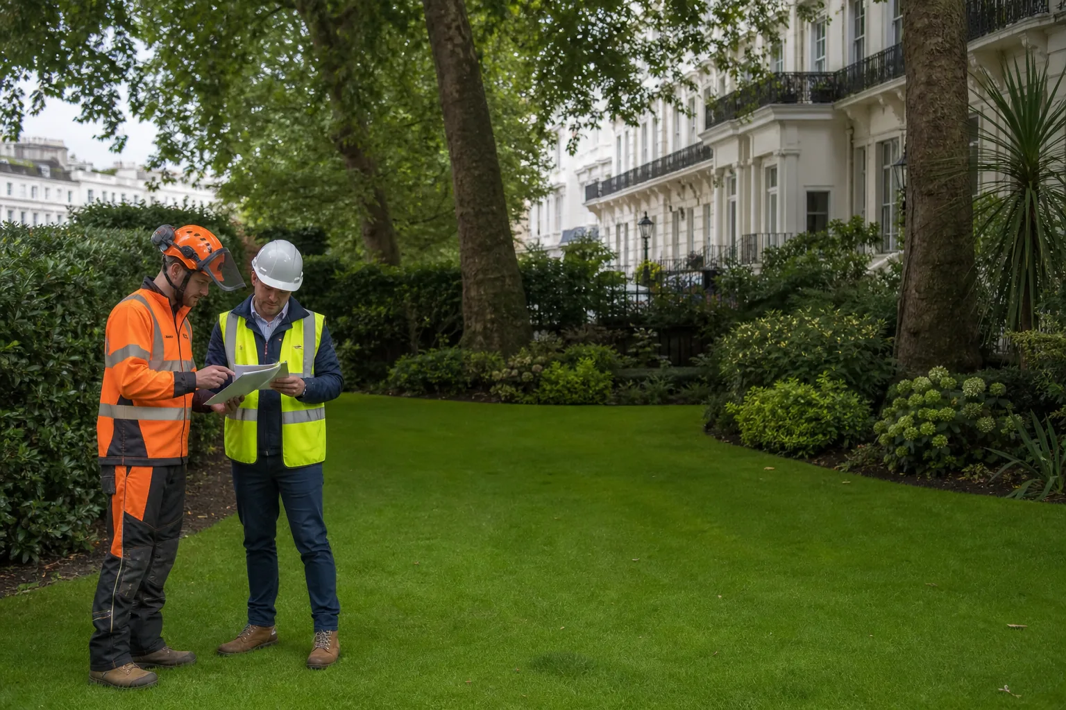 Professional assessment of a tree crown in Crouch End