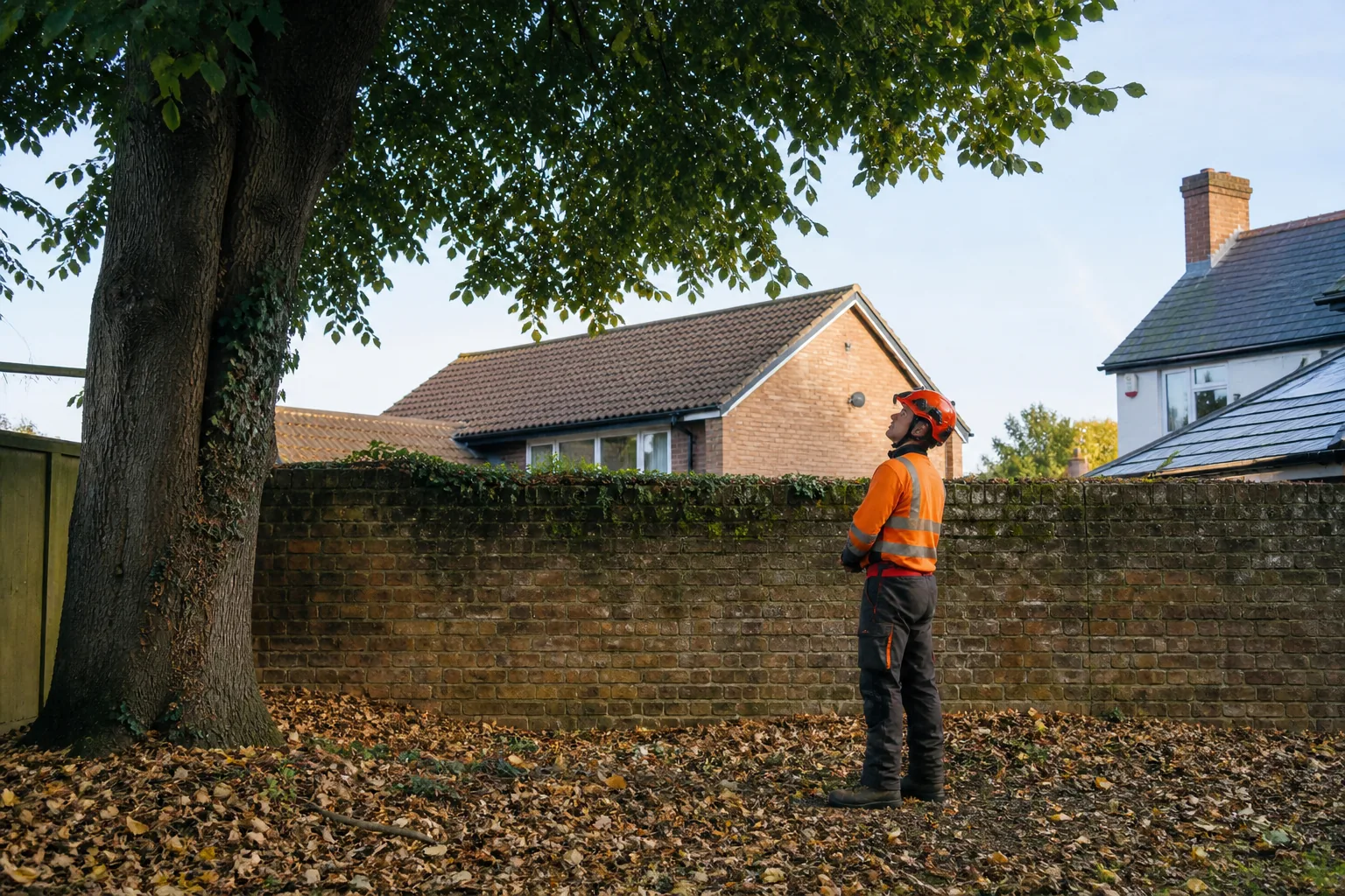 Mature tree and property context in Wanstead