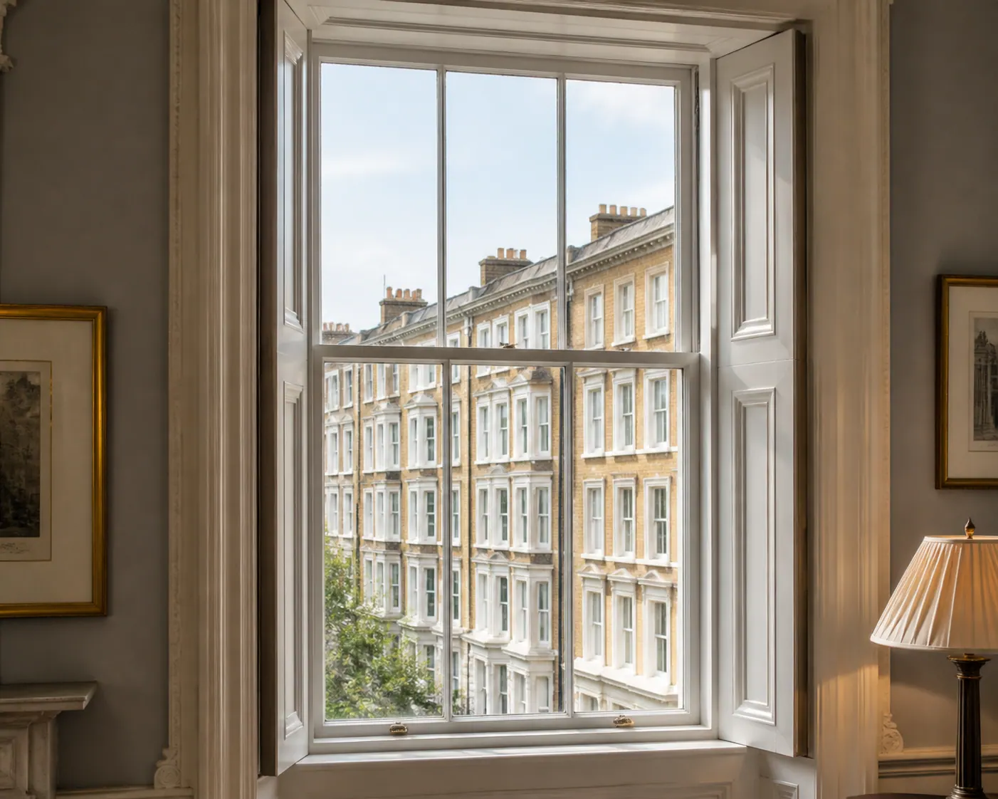 Window cleaning service for a property in Angel