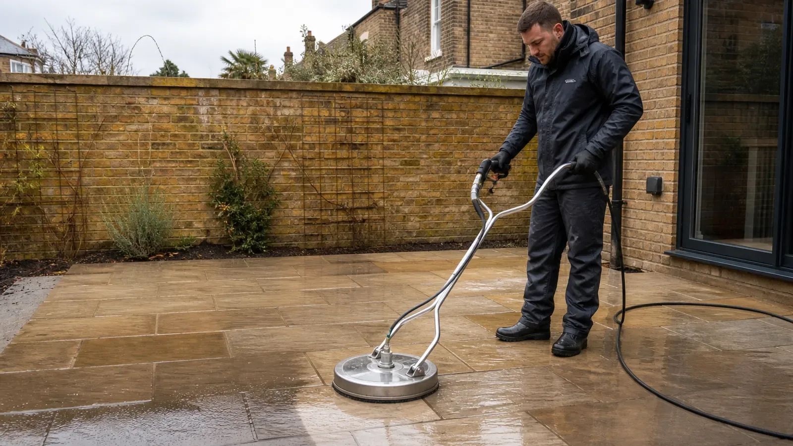 Practical inspection for best time to pressure wash patio UK