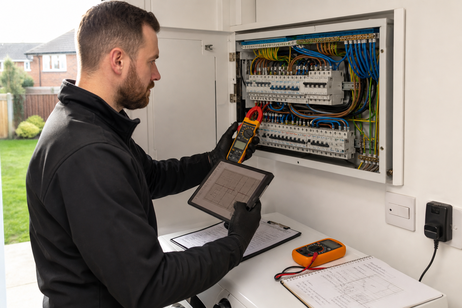 Electrical supply survey before EV charger installation in Avery Hill