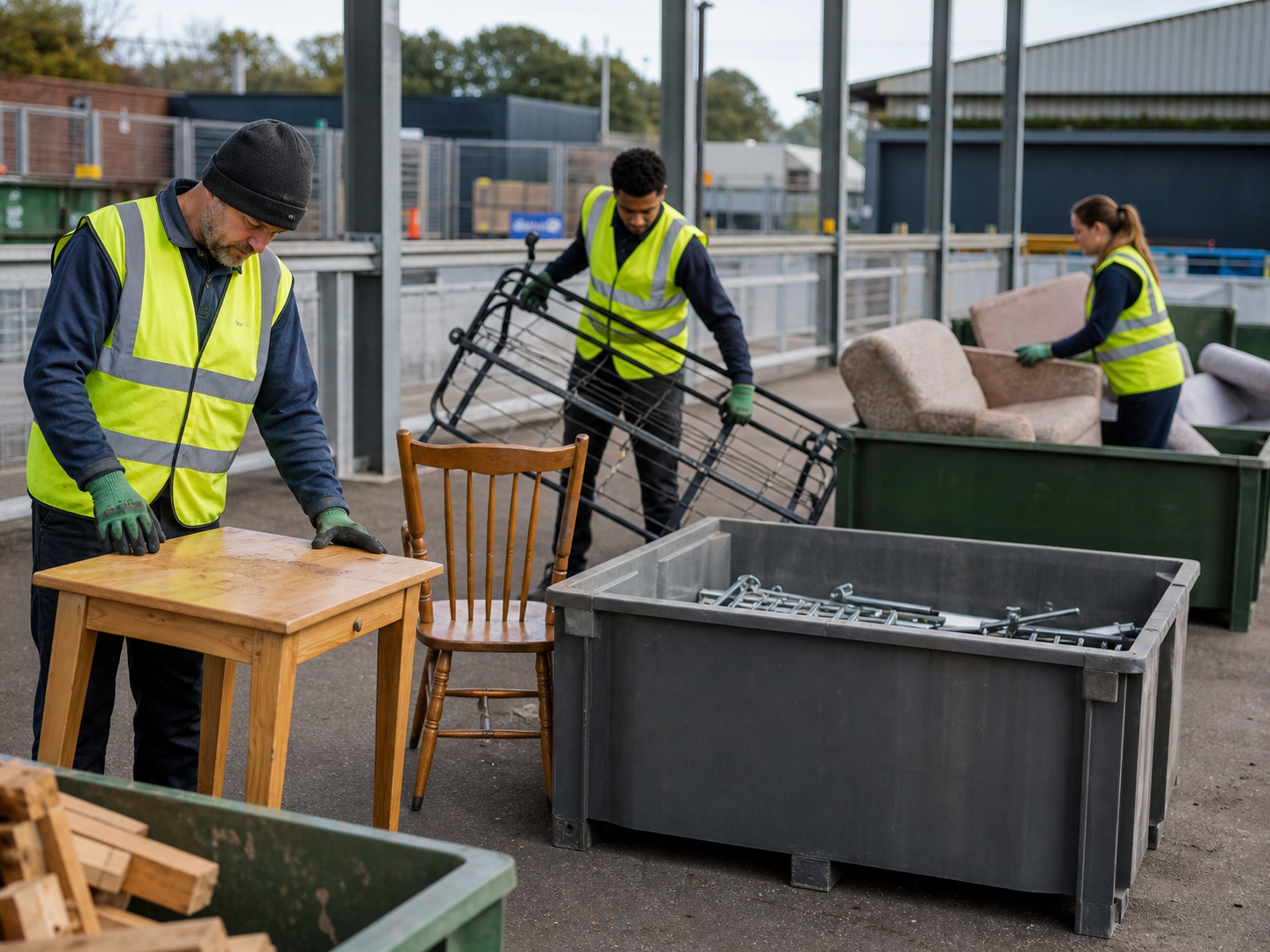 Furniture materials sorted after a Farnborough collection