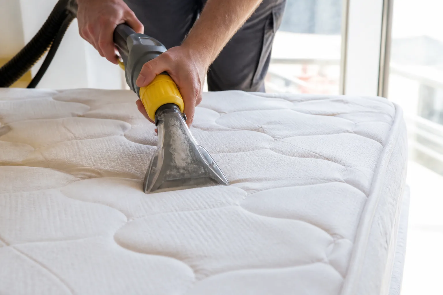 Mattress fabric and seam cleaning in Southgate