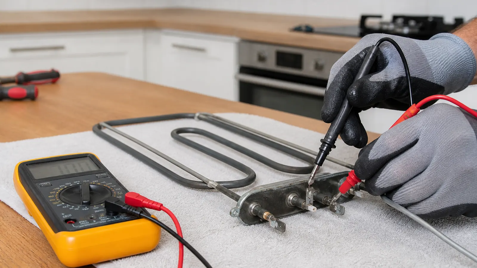 Electric oven component testing in South Kensington