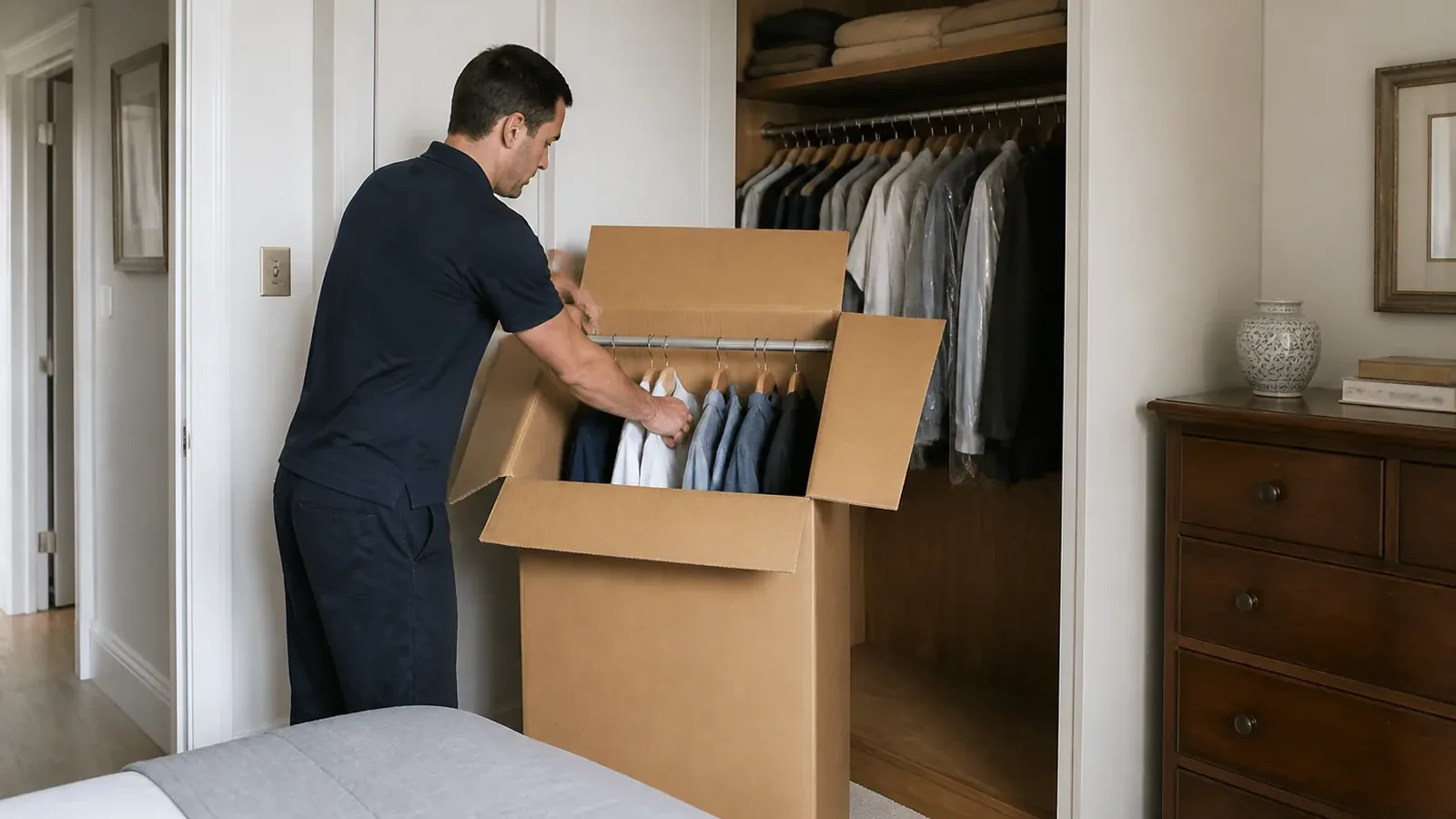 Careful household item packing in Feltham