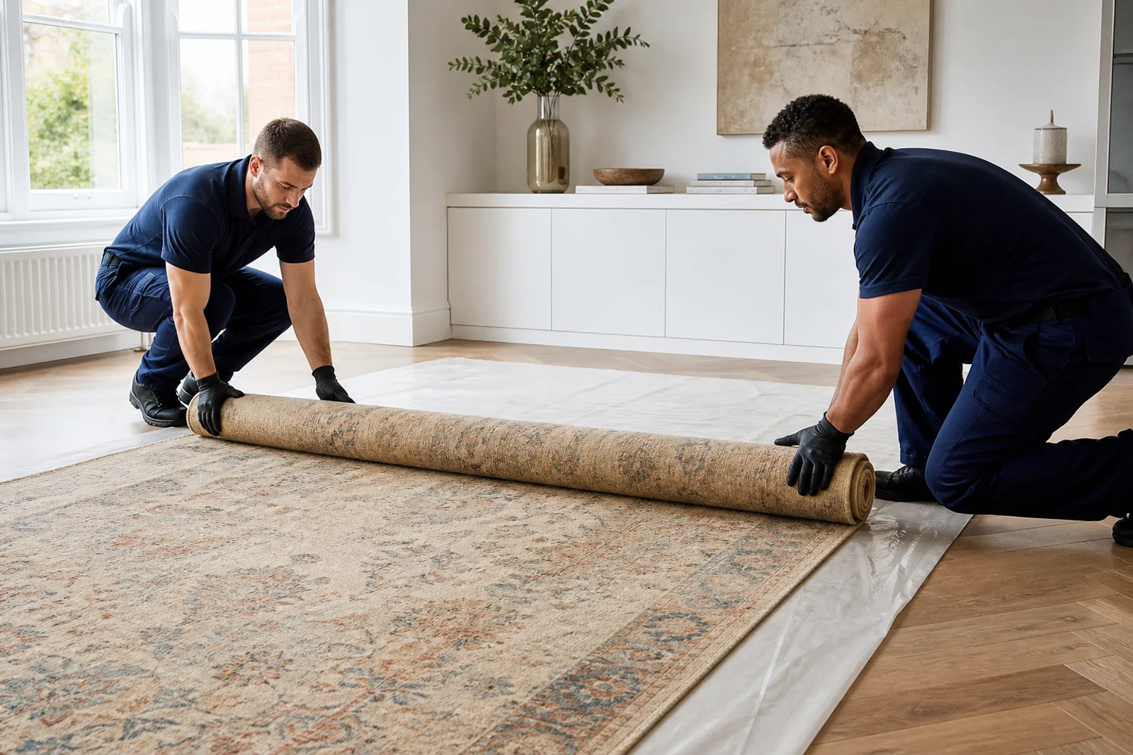 Professional rug fibre assessment in Clapham