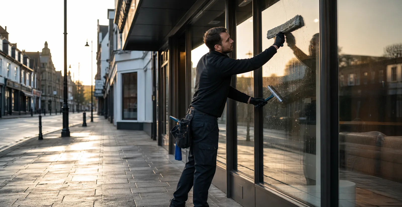 Window glass and frame cleaning in Herne Hill